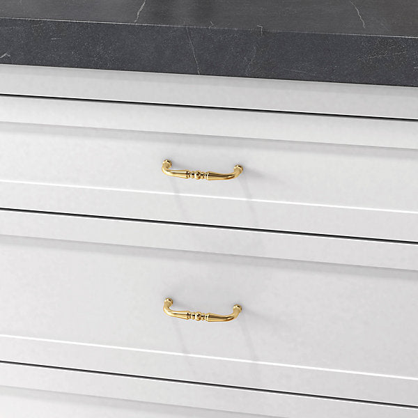 polished brass pull