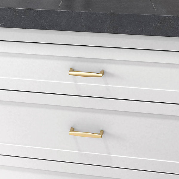 polished brass pull