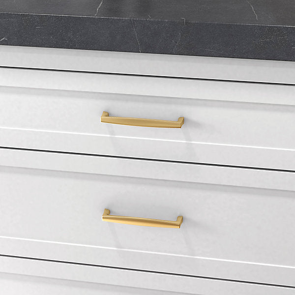 polished brass pull