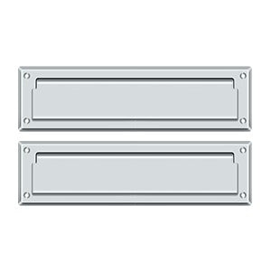 polished chrome mail slot