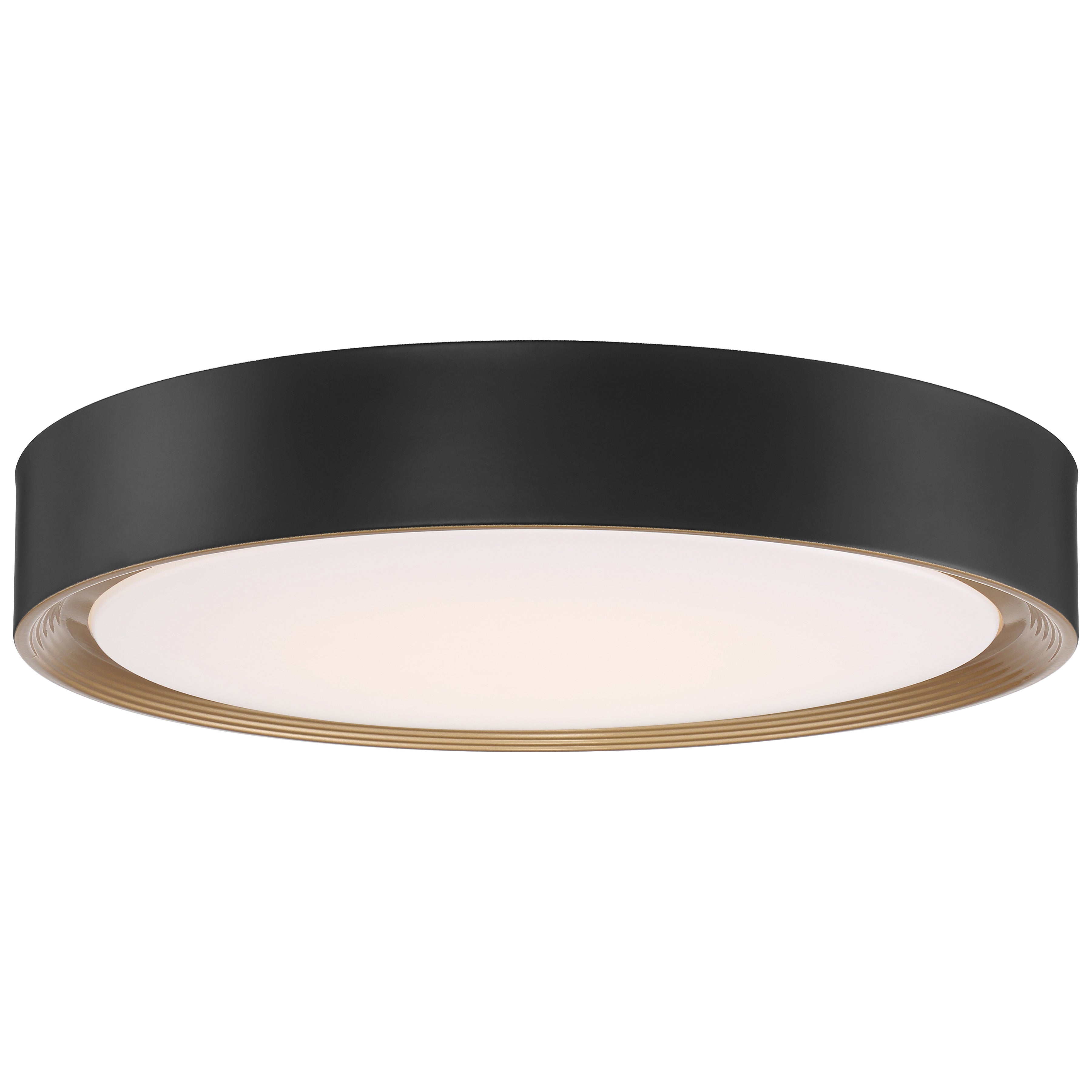 matte black led flush mount