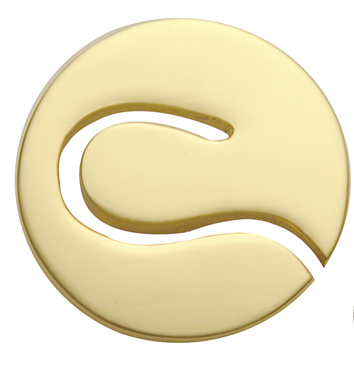 satin brass knob