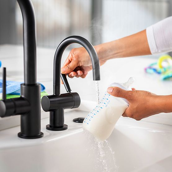 matte black faucet