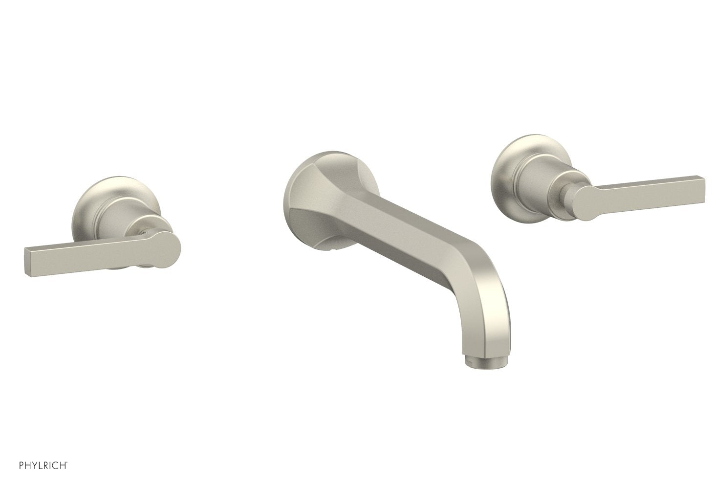 Phylrich HEX MODERN Wall Lavatory Set - Lever Handles