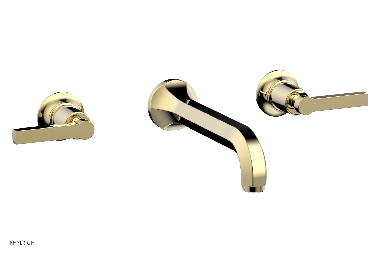 Phylrich HEX MODERN Wall Lavatory Set - Lever Handles