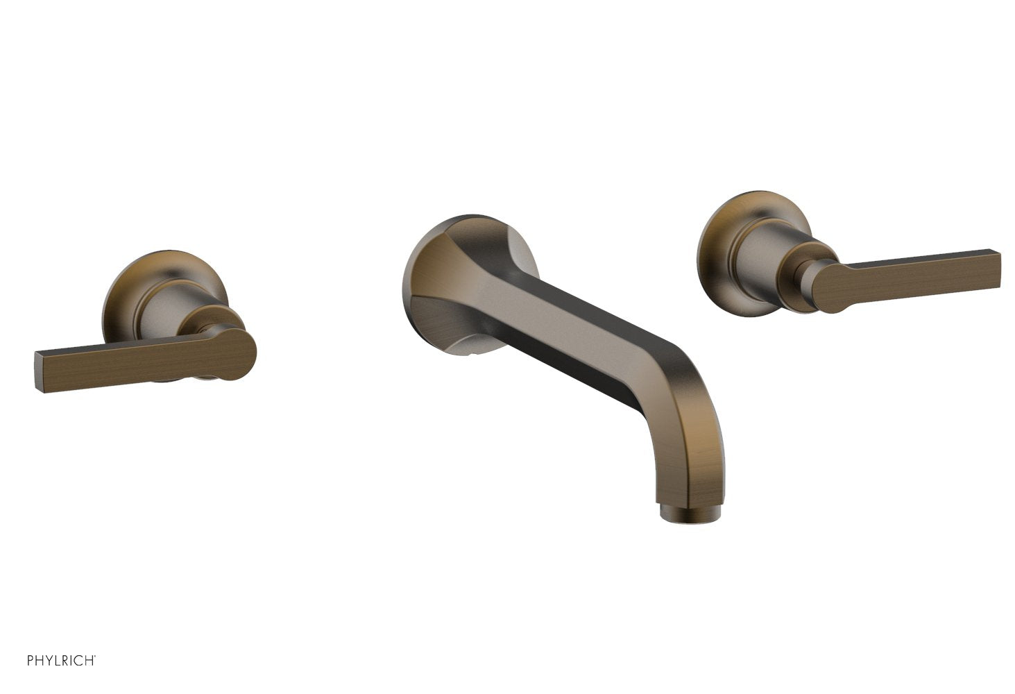 Phylrich HEX MODERN Wall Lavatory Set - Lever Handles