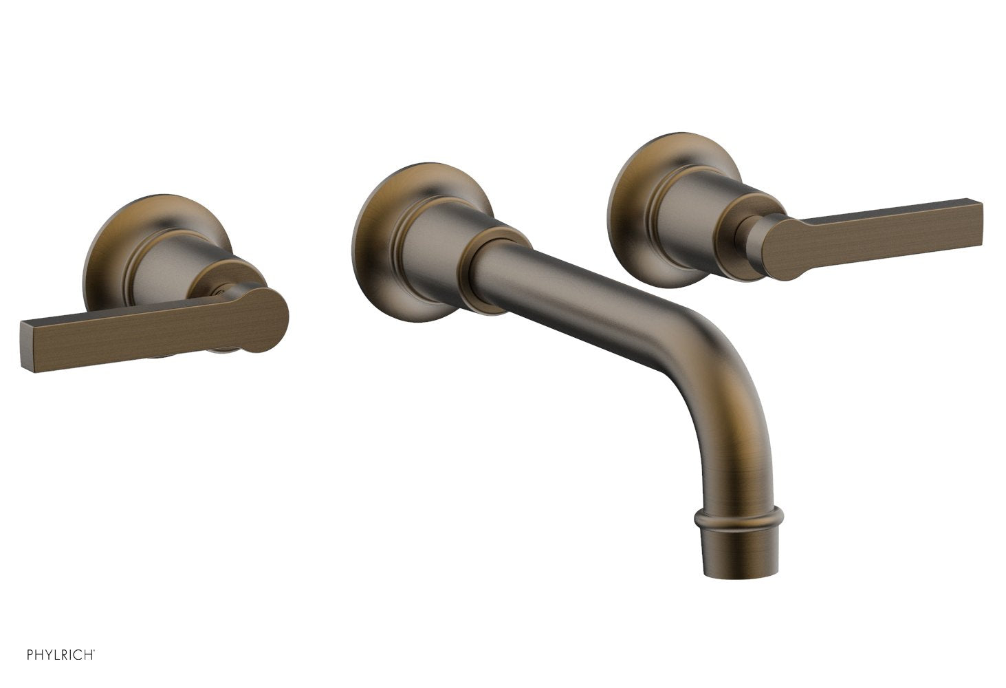 Phylrich HEX MODERN Wall Lavatory Set with Lever Handles