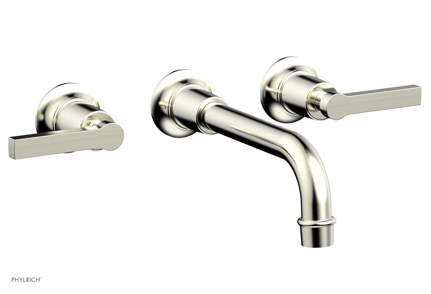 Phylrich HEX MODERN Wall Lavatory Set with Lever Handles