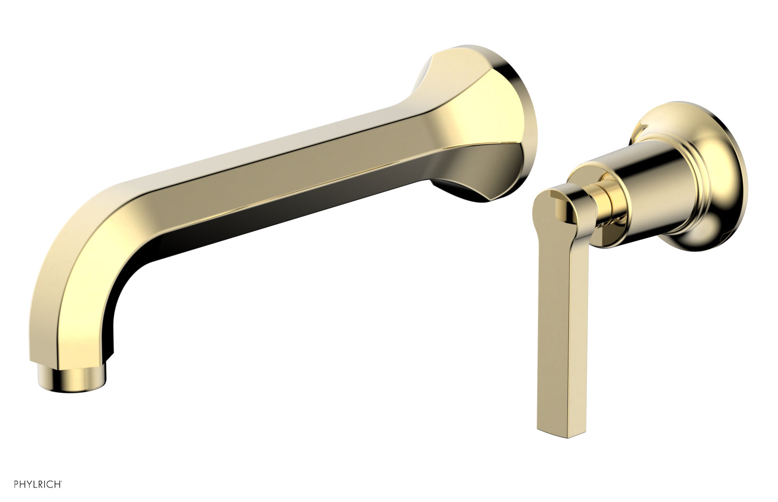Phylrich HEX MODERN Single Handle Wall Lavatory Set - Lever Handle