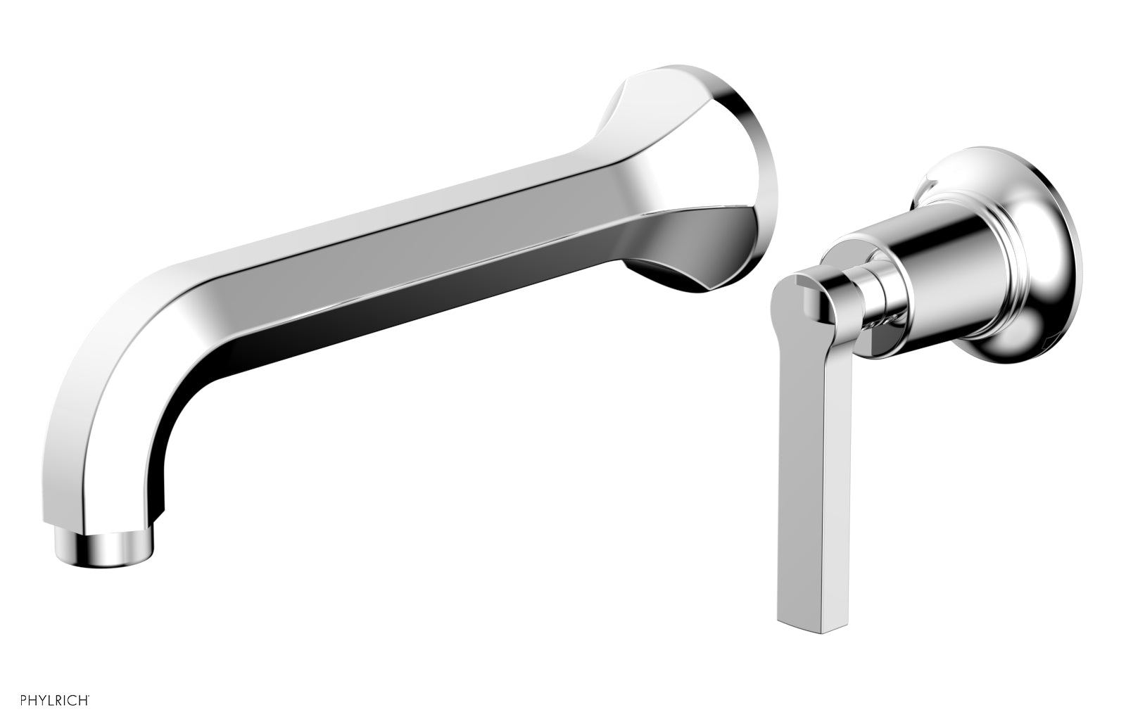 polished chrome lavatory set