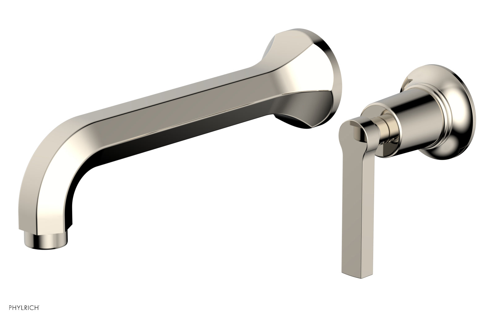 Phylrich HEX MODERN Single Handle Wall Lavatory Set - Lever Handle