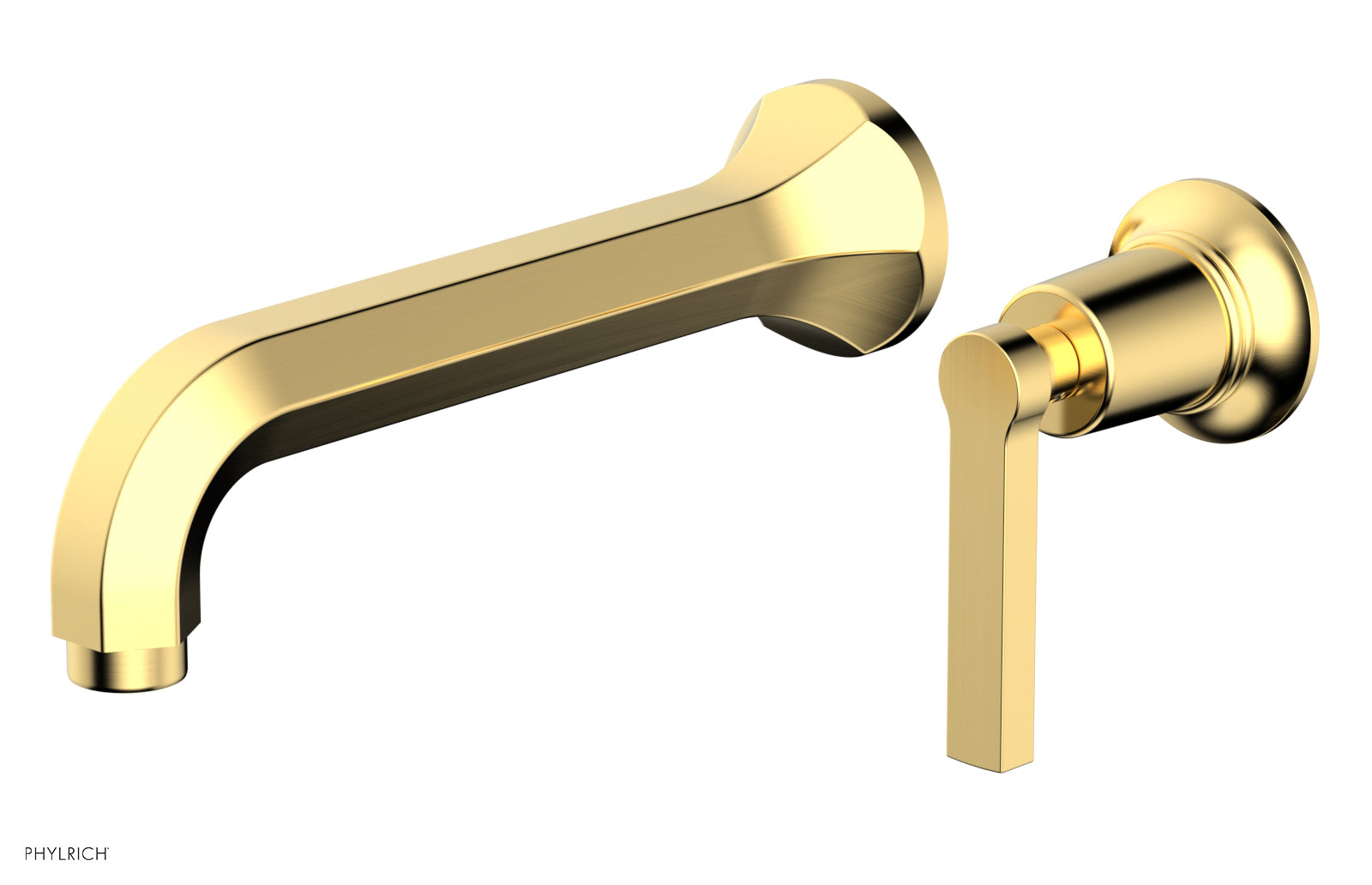 Phylrich HEX MODERN Single Handle Wall Lavatory Set - Lever Handle