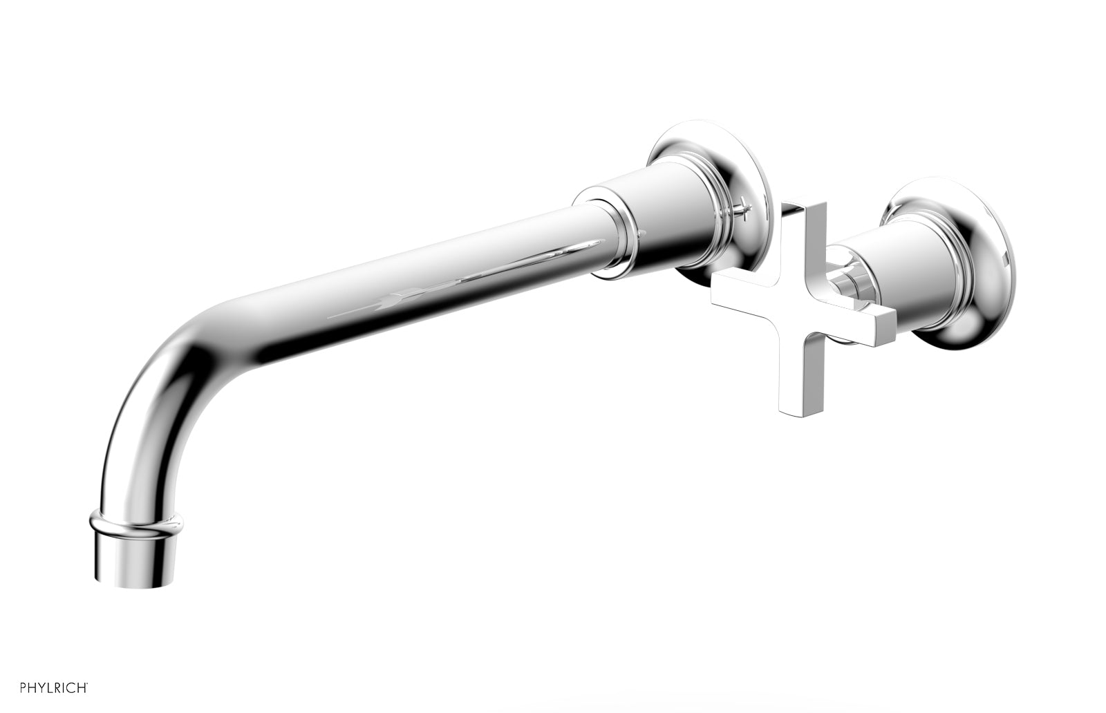 polished chrome lavatory set