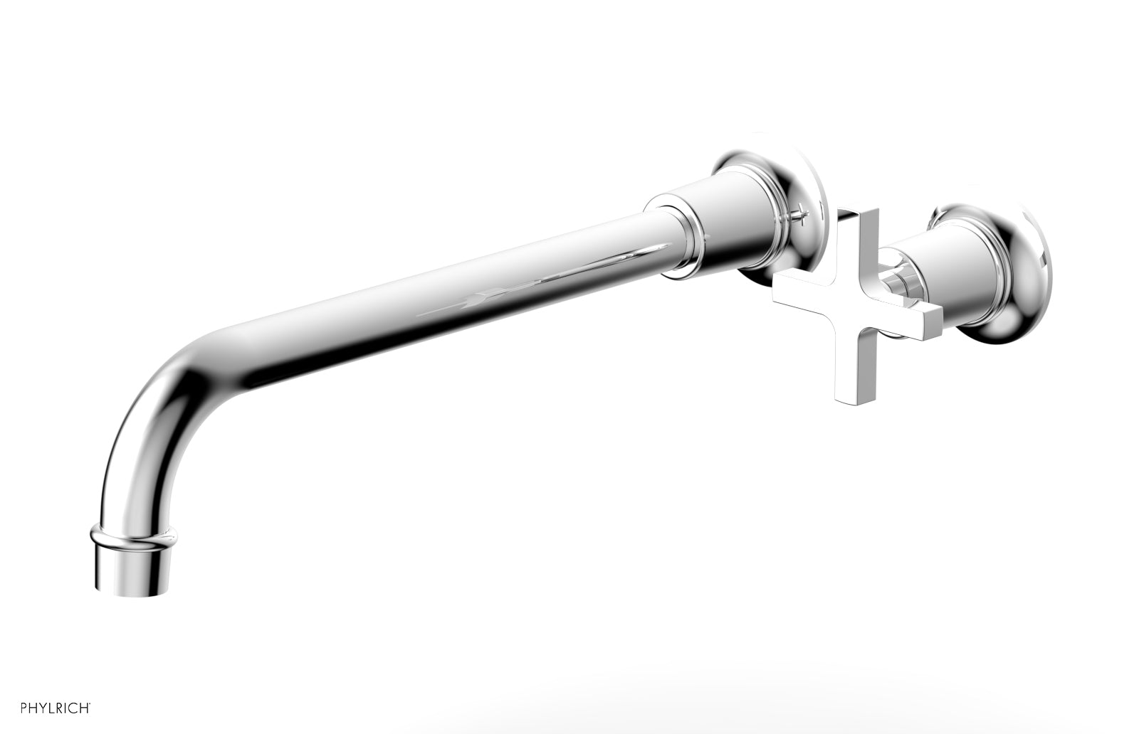 polished chrome lavatory set