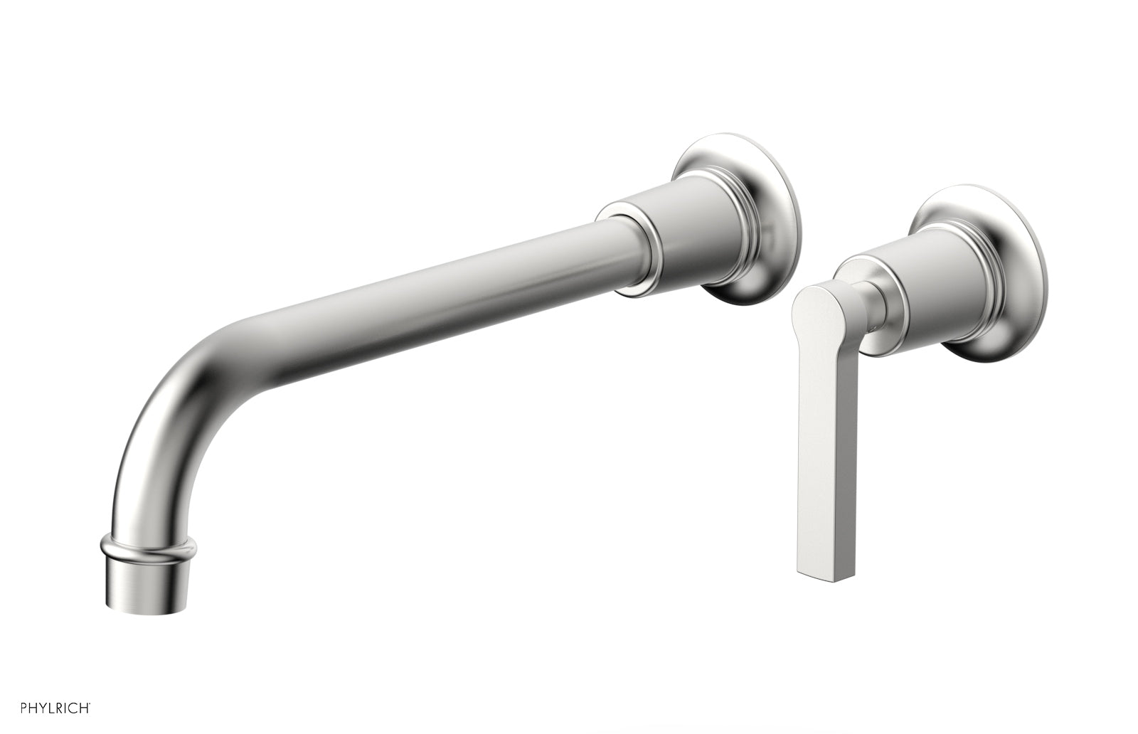 Phylrich HEX MODERN 10" Single Handle Wall Lavatory Set - Lever Handle