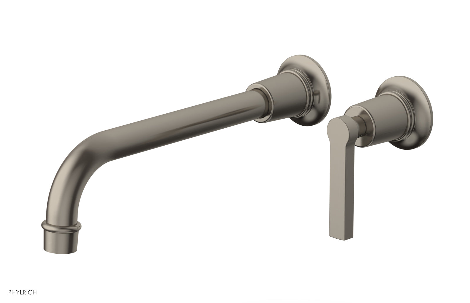 Phylrich HEX MODERN 10" Single Handle Wall Lavatory Set - Lever Handle
