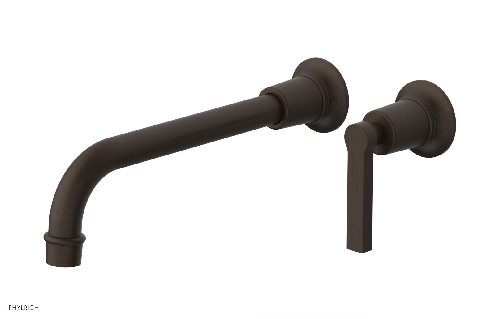 Phylrich HEX MODERN 10" Single Handle Wall Lavatory Set - Lever Handle