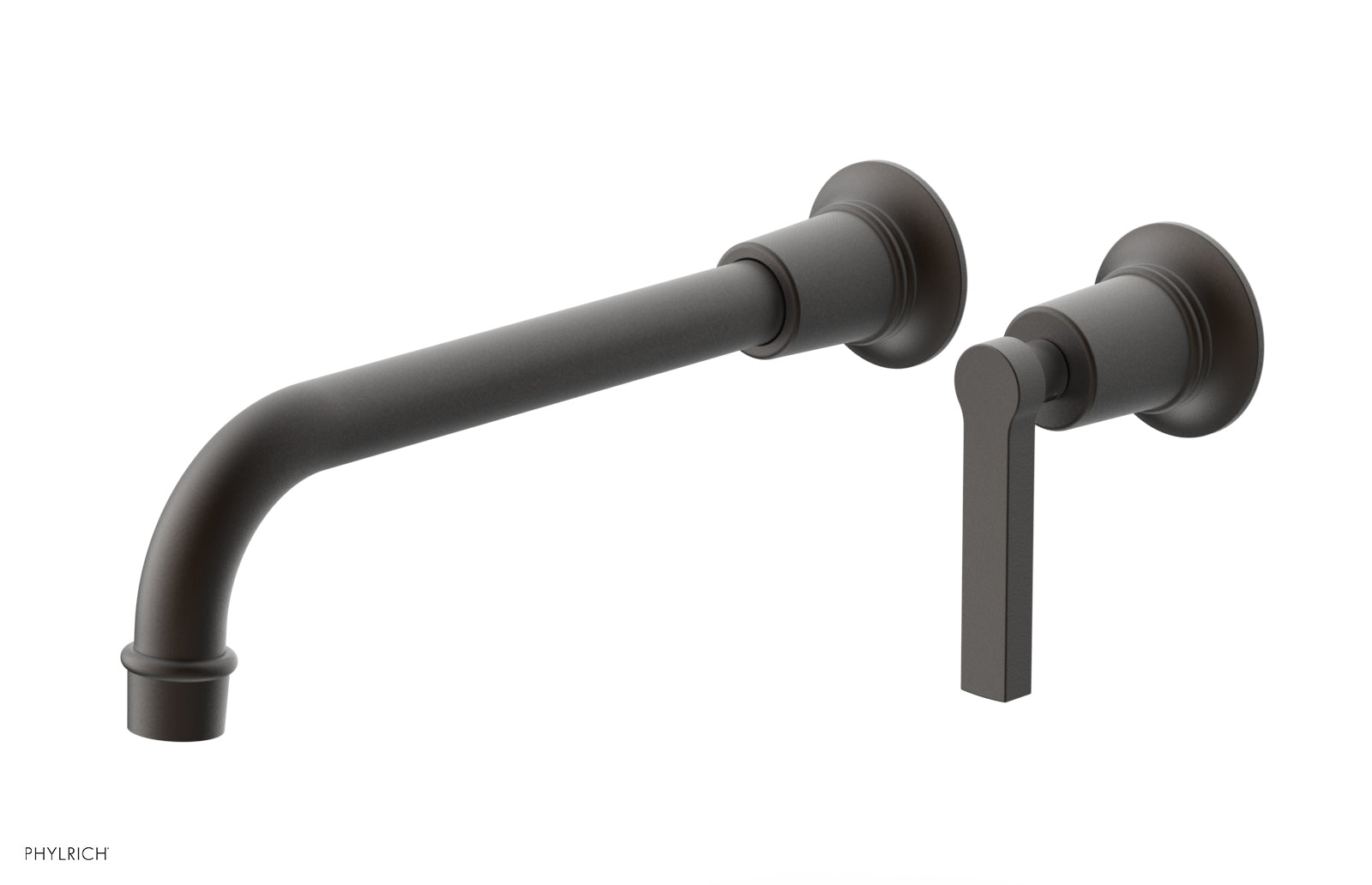 Phylrich HEX MODERN 10" Single Handle Wall Lavatory Set - Lever Handle