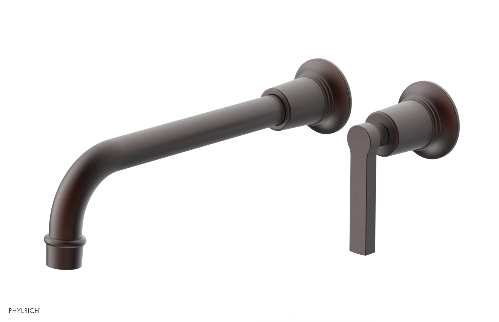 Phylrich HEX MODERN 10" Single Handle Wall Lavatory Set - Lever Handle