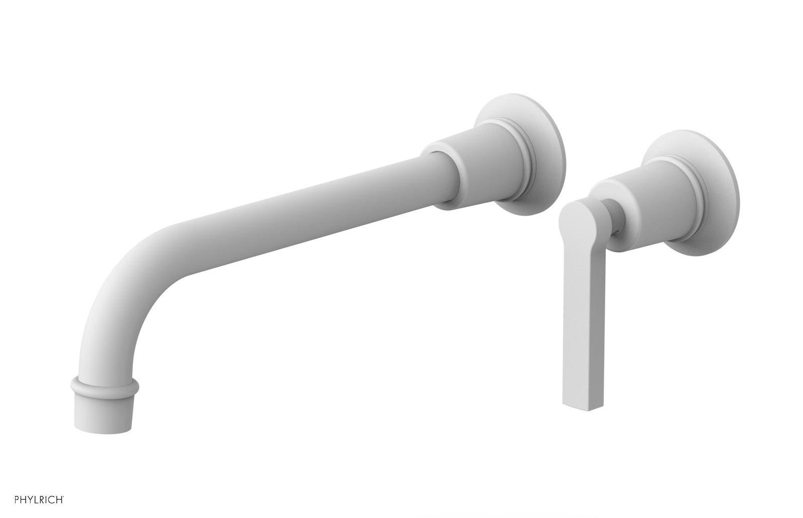 Phylrich HEX MODERN 10" Single Handle Wall Lavatory Set - Lever Handle