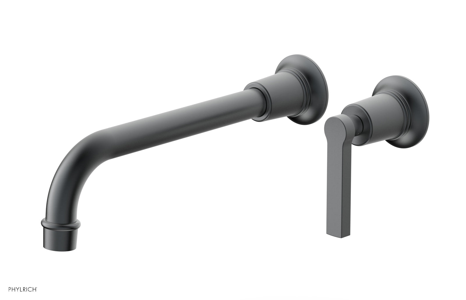 Phylrich HEX MODERN 10" Single Handle Wall Lavatory Set - Lever Handle