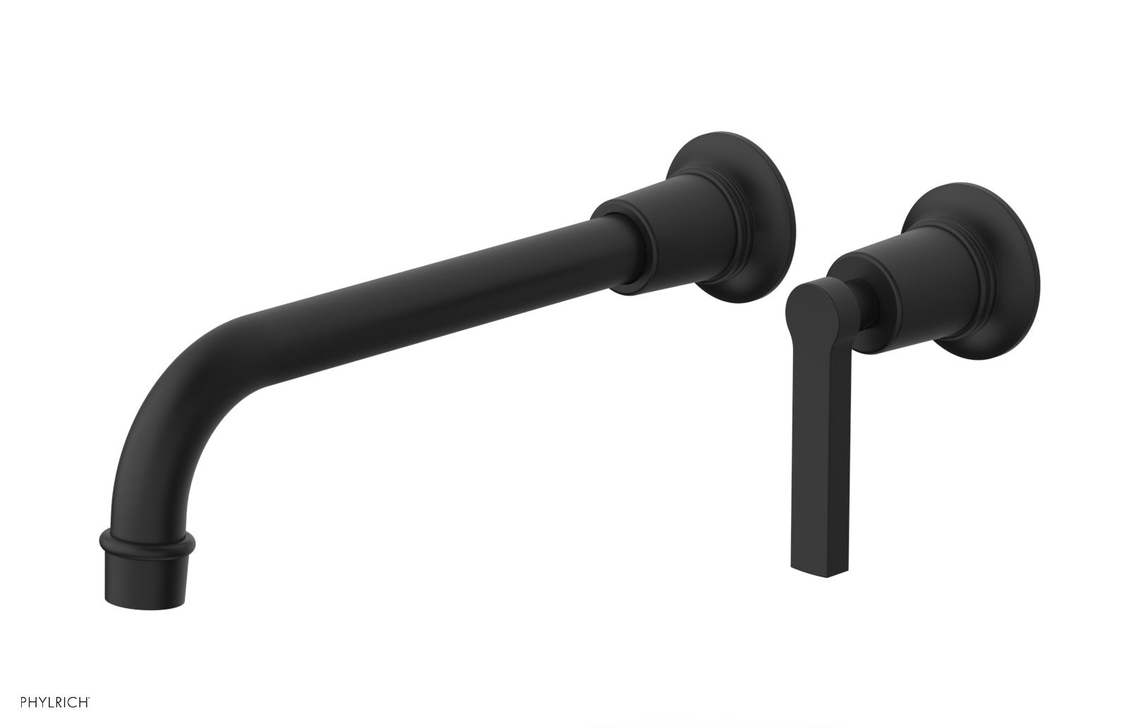 Phylrich HEX MODERN 10" Single Handle Wall Lavatory Set - Lever Handle