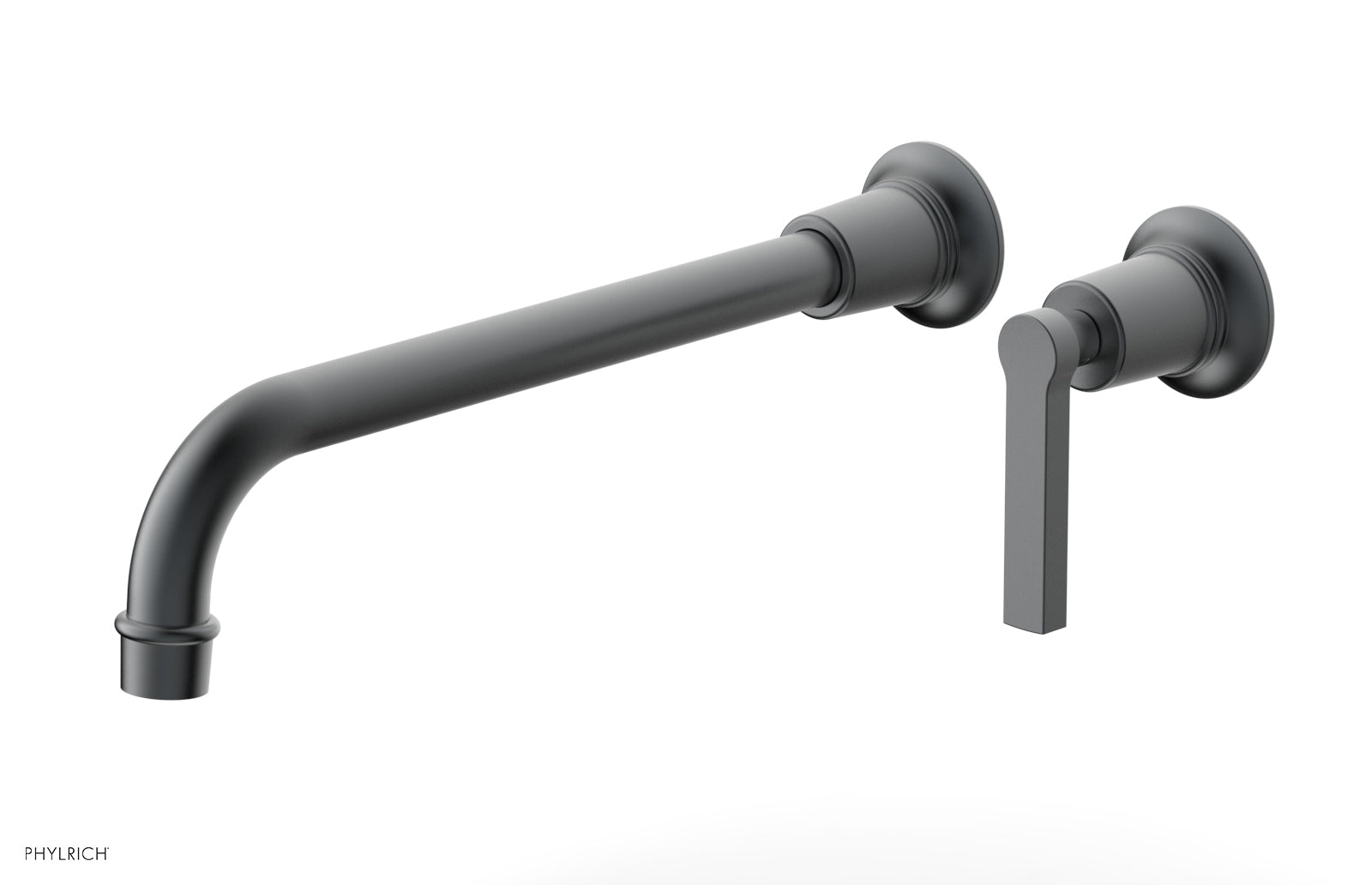 Phylrich HEX MODERN 12" Single Handle Wall Lavatory Set - Lever Handle