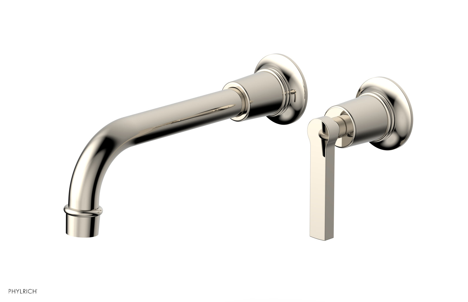 Phylrich HEX MODERN Single Handle Wall Lavatory Set - Lever Handle