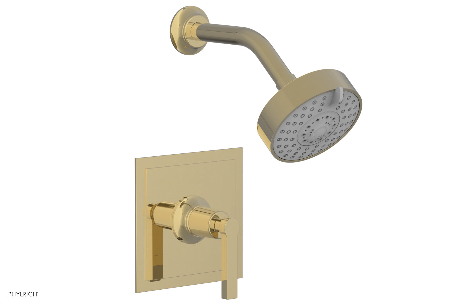 Phylrich HEX MODERN Pressure Balance Shower Set - Lever Handle