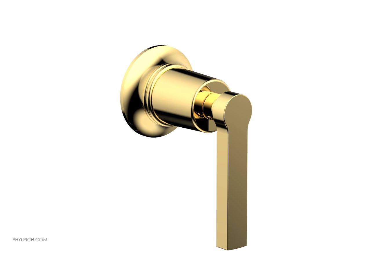 Phylrich HEX MODERN Volume Control/Diverter Trim - Lever Handle