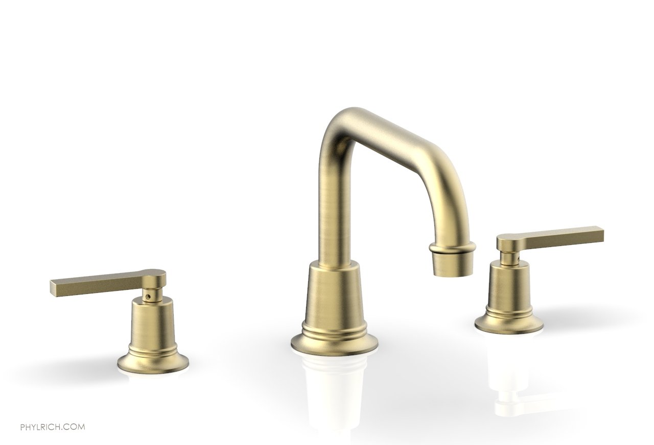 Phylrich HEX MODERN Deck Tub Set - Lever Handles