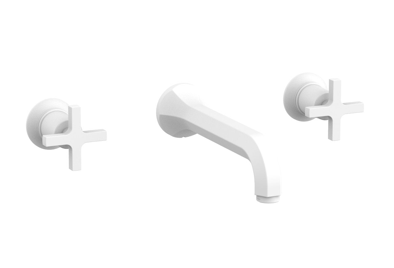 Phylrich HEX MODERN Wall Tub Set - Cross Handles