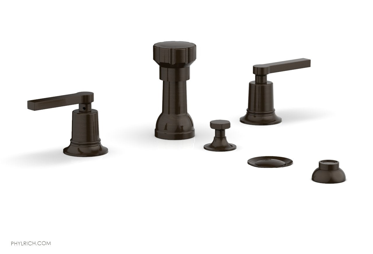 Phylrich HEX MODERN Four Hole Bidet Set - Lever Handles