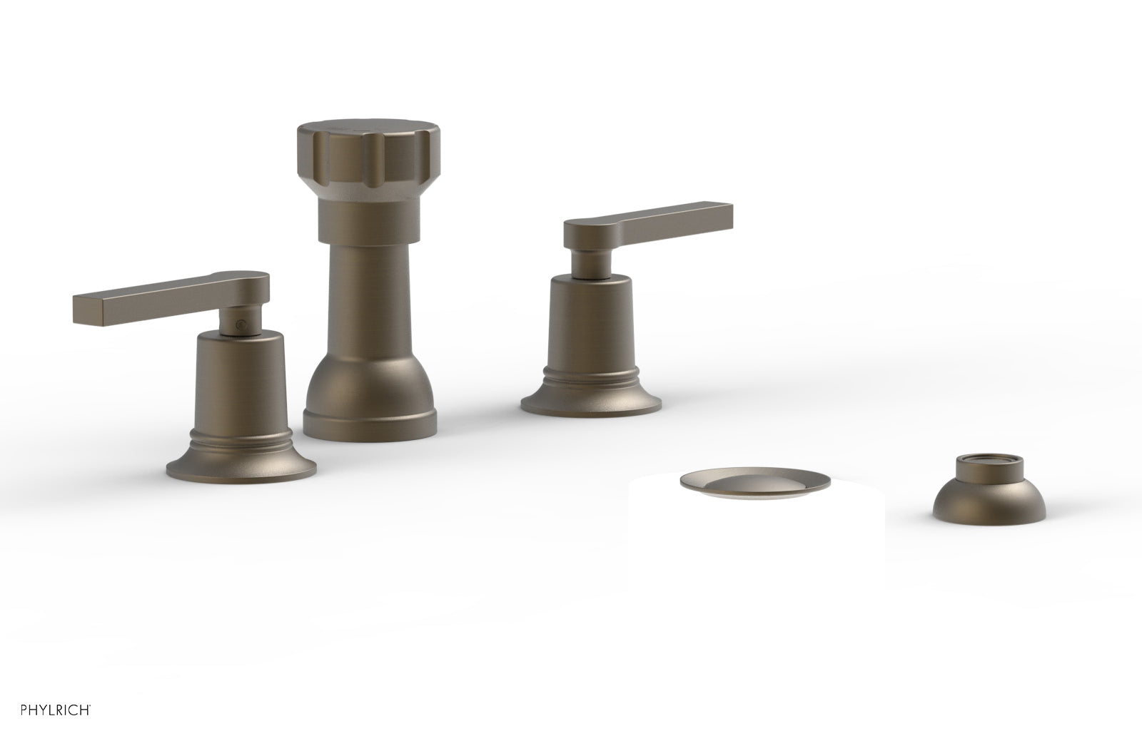 Phylrich HEX MODERN Four Hole Bidet Set - Lever Handles