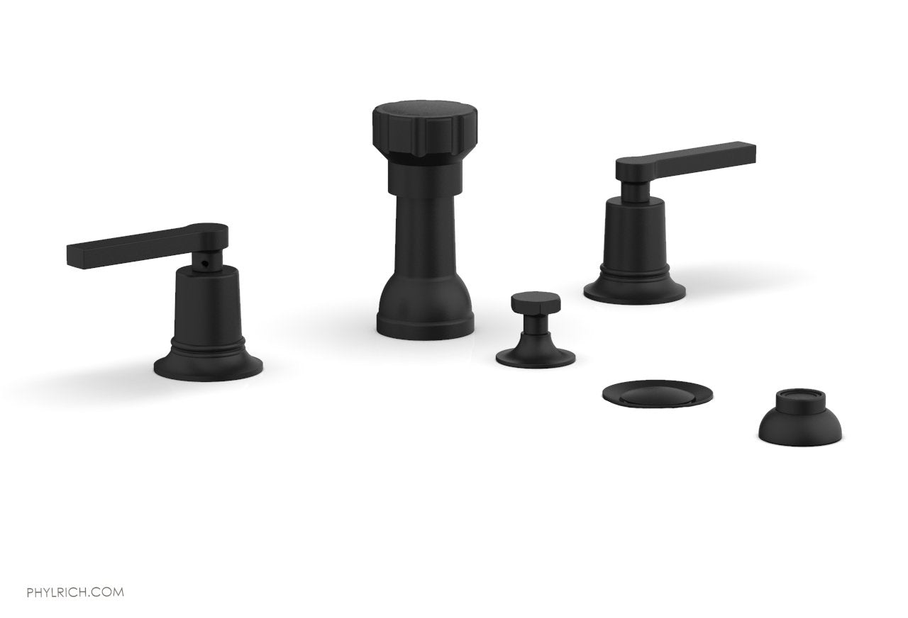 Phylrich HEX MODERN Four Hole Bidet Set - Lever Handles