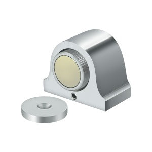 polished chrome dome stop