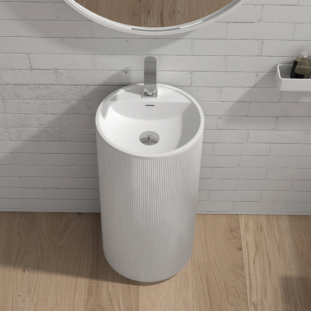 gloss white sink