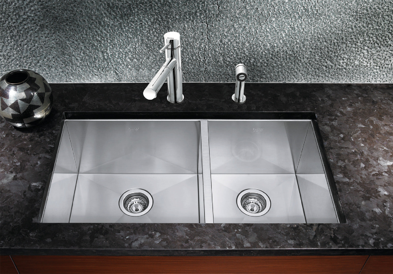 satin polish stainless steel sink