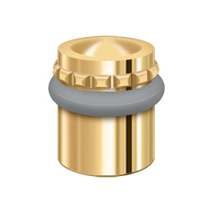Deltana Round Universal Floor Bumper Pattern Cap 1-5/8", Solid Brass