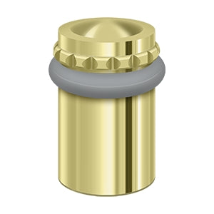 Deltana Round Universal Floor Bumper Pattern Cap 2-1/8", Solid Brass