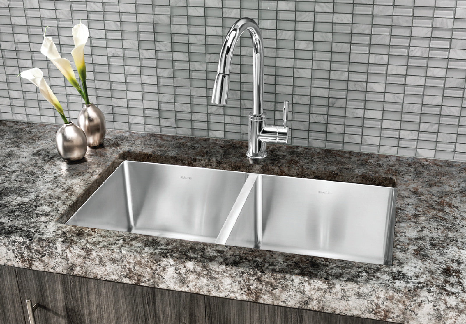 satin polish stainless steel sink