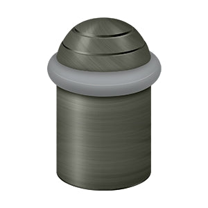 Deltana Round universal Floor Bumper Dome Cap 2-1/8", Solid Brass