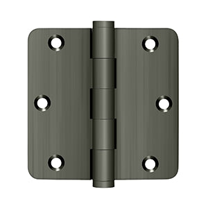 Deltana 3-1/2" x 3-1/2" x 1/4" Radius Hinge, Residential