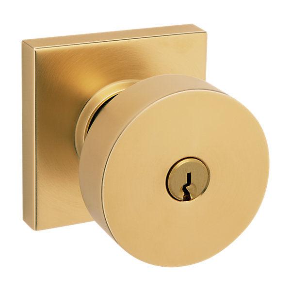 Baldwin Contemporary Knob with Square Rose