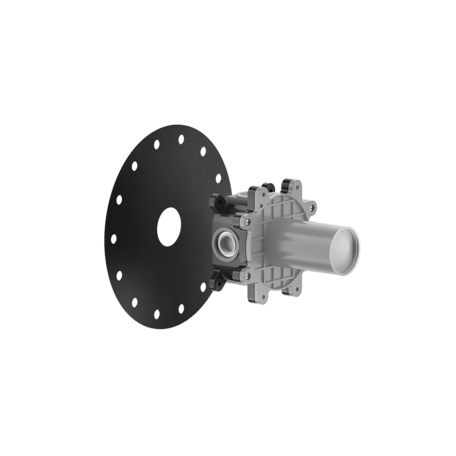 steel brushed rough valve