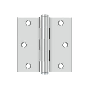 polished stainless hinge