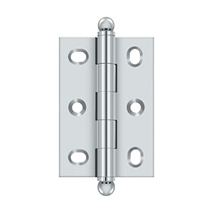 polished chrome hinges