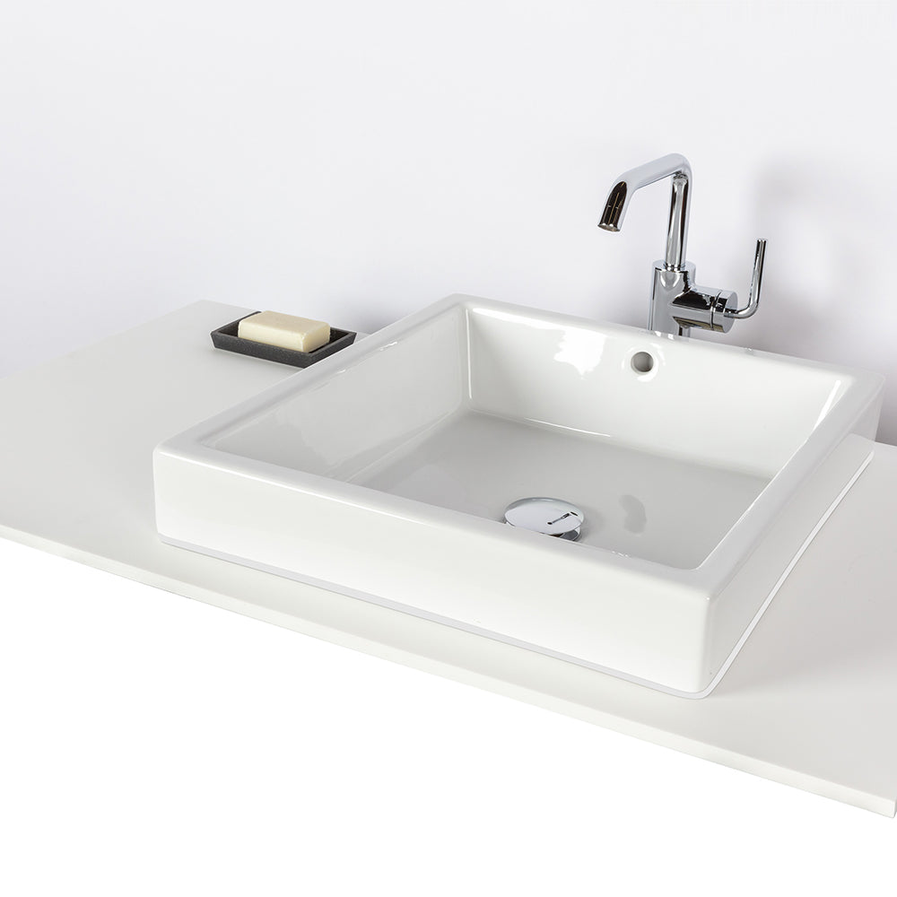 white sink