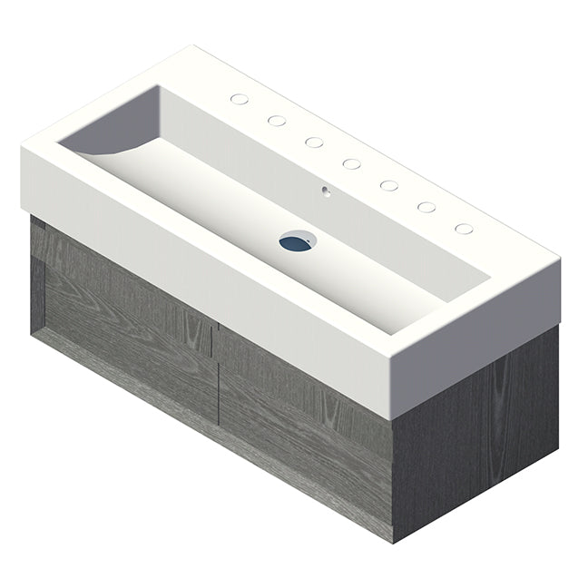 Lacava Luce 40" Wall-Mount Under-Counter Vanity