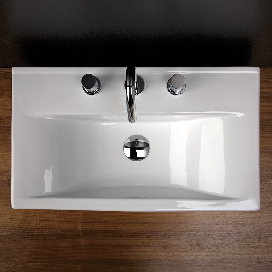 white sink